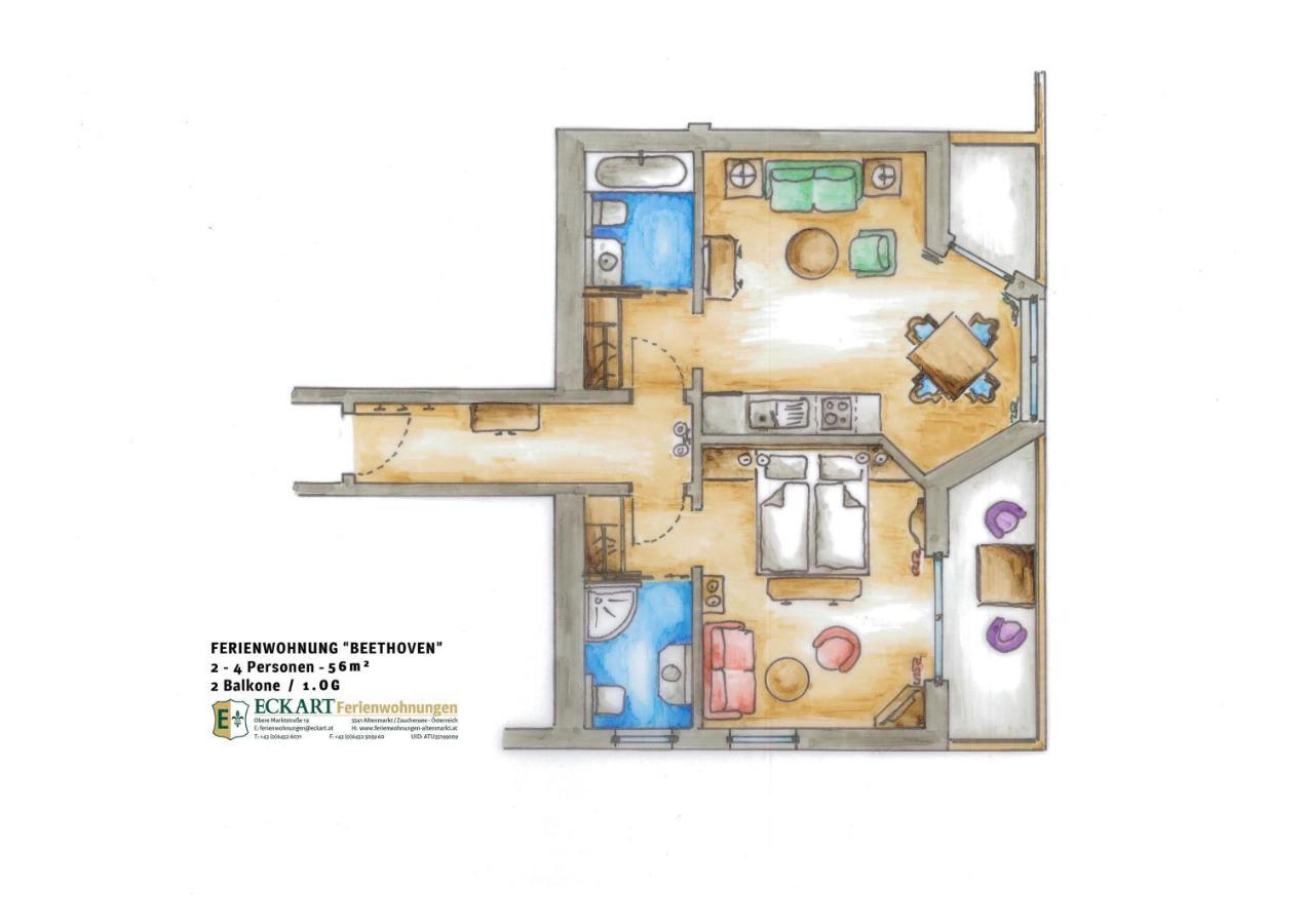 Apartamento Haus Barbarahof Altenmarkt im Pongau Exterior foto
